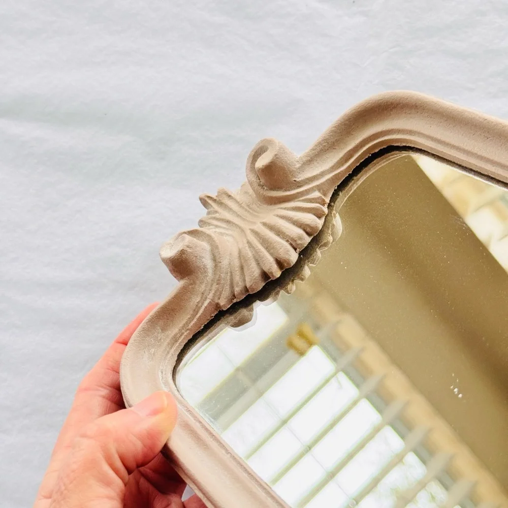 DORATEX Vintage 1965 Italian Wall Mirror Made in Italy Shabby Chic French Prov.